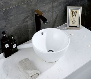 Раковина-чаша CeramaLux 9002 белая 38 см